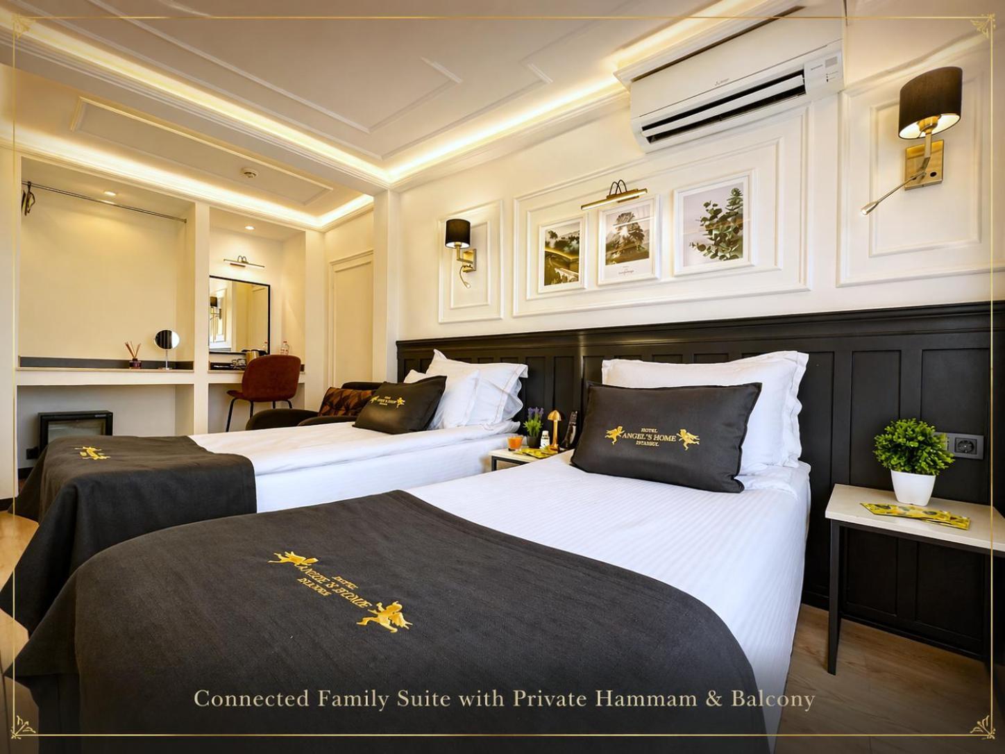 Connected Family Suite private Hammam Balcony